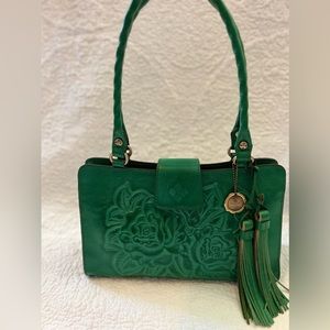 Patricia Nash (Rienzo) 10th anniversary Emerald Green Bag